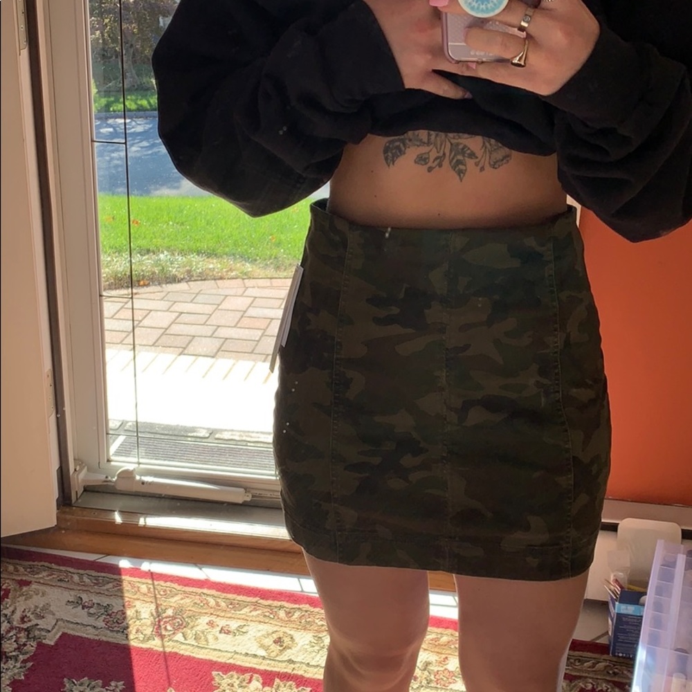 BRAND NEW camo skirt